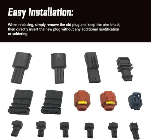 Electrical Tuner Harness Plug Kit Fit for Ford F250 F350 F450 F550 2017-2020 Super Duty 6.7L Engine Replacement Connector Sockets Terminals Set in Saudi Arabia