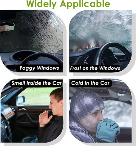 12V 200W Car Heater, Portable Heaters for Vehicle Windshield Defogger and Defroster Fast Heating & Cooling Fans with Cigarette Lighter Plug/Ergonomic Handheld/360° Rotary Base for All Cars in Saudi Arabia