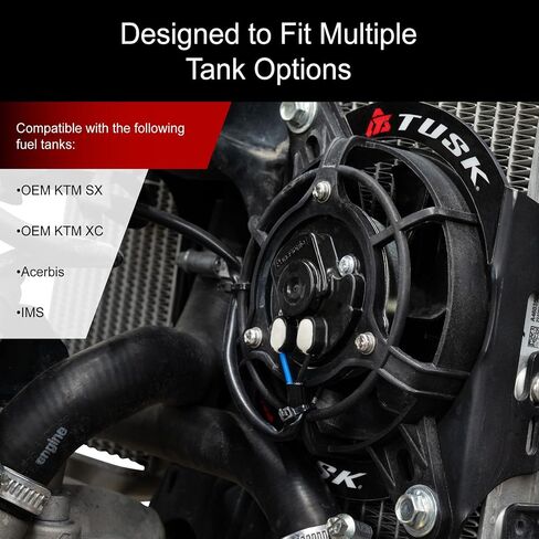 مجموعة مروحة الرادياتير الرقمية Tusk المتوافقة مع KTM 350 SX-F 2023-2026 in Kuwait