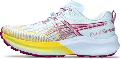 ASICS Women's FUJISPEED 2 Running Shoe, 8.5, Light Blue/BlackBerry in Saudi Arabia
