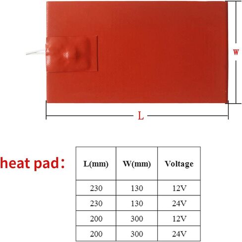 12V/24V fuel filter heater silicone heat pad for Automobile fuel tank heating preheater Car Fuel Engine accessories diesel(12V,200X70MM) in Saudi Arabia