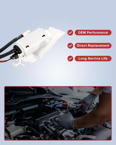 Fuel Pump Assembly with Sending Unit, Replacement for 1999-2004 Nissan Frontier 3.3L and Xterra 3.3L, Part# 25060-17041 25060-4S426 in Kuwait