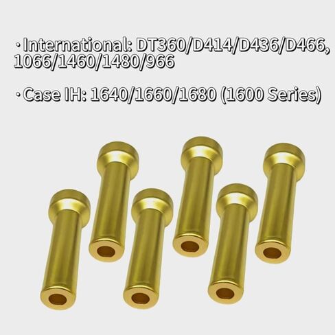 6X Injector Sleeve Tube 491950 675442C1 2401024 Compatible with International DT360 D414 DT414 D436 DT436 D466 DT466 in Kuwait