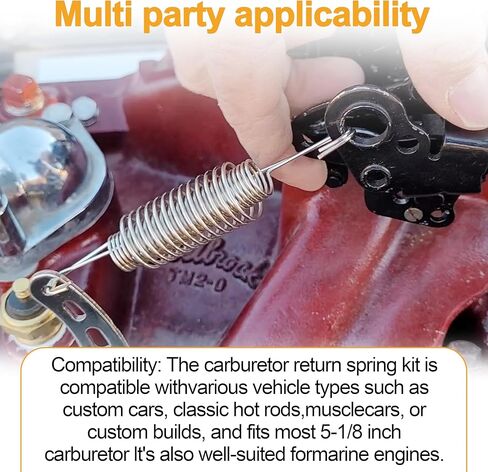 طقم زنبرك ودعامة عودة المكربن ​​4708، يتضمن دعامة زنبركية عودة الخانق، زنبركات عودة الخانق 59207 (عبوتان) in Kuwait