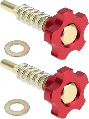 SING F LTD قطعتان من برغي مكربن ​​الهواء للدراجات النارية M5x0.75mm متوافق مع PWK متوافق مع KEIHIN PE (أحمر) in Saudi Arabia