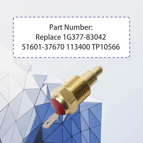 مستشعر درجة الحرارة متوافق مع محرك كوبوتا D1005 D1105 D1305 D902 V1505 V2203 V2403 V3300 V3600 V3800، استبدال 1G377-83042 51601-37670 113400 TP10566 in Kuwait