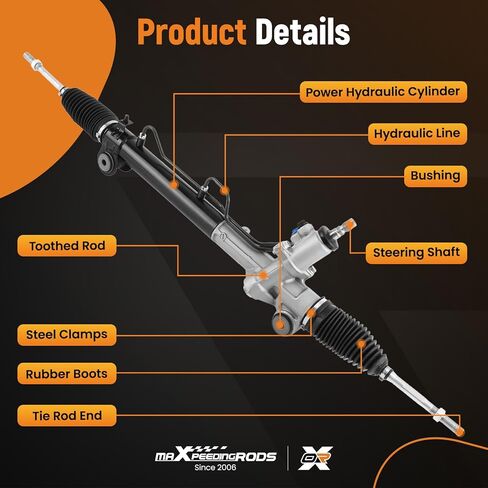 رف وترس توجيه هيدروليكي من maXpeedingrods لسيارة Toyota Camry 2002-2011 / Avalon 2005-2012، لسيارة Lexus ES300 2002-2003 / ES330 2004-2006 / ES350 2007-2012، استبدال # 26-2632، 4425007101 in Kuwait