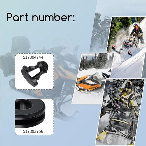 517304744 Grommet With Button Compatible with 2012-2020 Ski-Doo Skandic, Tundra and Expedition Models, Replace 517303756 in Saudi Arabia