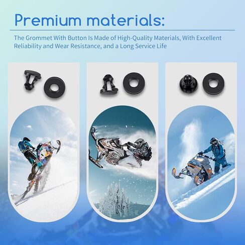 517304744 Grommet With Button Compatible with 2012-2020 Ski-Doo Skandic, Tundra and Expedition Models, Replace 517303756 in Saudi Arabia