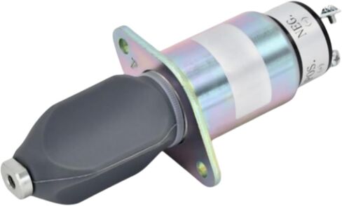 قطع الوقود صمام الملف اللولبي 1751-12A6U1B1S5 SA-4259-12 SA4259-12 SA425912 2 محطات 12 فولت لمجموعة Kubota 3A (محركات سلسلة 70 و 82 مم) أجزاء ما بعد البيع in Saudi Arabia