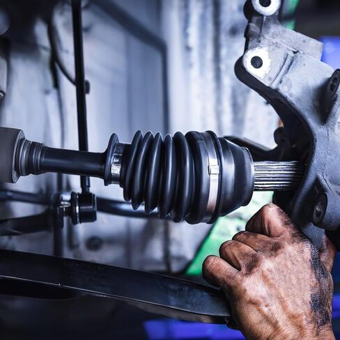 Upgrade CVS18 Universal CV Axle Boot Repair Kit, 5.04 Inch (128mm) Height, Fits Shaft Size 22mm-28mm, Silicone Rubber, Waterproof Dustproof Protection for Cars, Trucks, SUVs in Kuwait