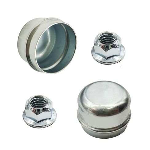 2pcs Front Axle Nut and Dust Grease Cap for 2003-2020 Ford for Expedition for 2003-2019 F150 for 2006-2008 2010-2014 Lincoln for Mark LT for 2003-2020 Navigator 9L1Z1131A N802827-S100 in Saudi Arabia