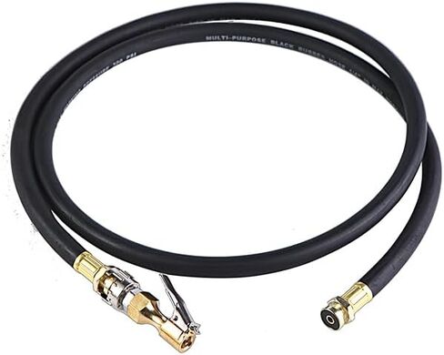 Tire Changer Machine Inflation Hose And Air Chuck Assemby Set 1.5M Long Black in Saudi Arabia