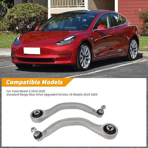 MUNIK Peat # 104435400A 1044354900A مجموعة ذراع الانحناء الأمامية السفلية 2019-2024 لـ Tesla Model 3 & Model Y، L&R in Saudi Arabia