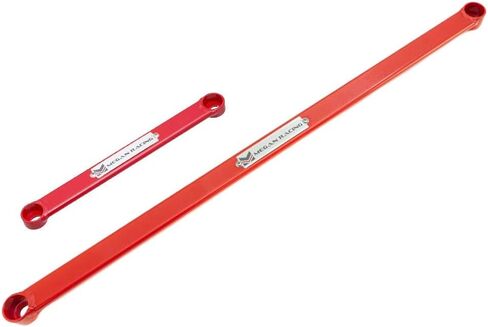Megan Racing Front & Rear Lower Aluminum Red Race Spec Strut Bar (MR-SB-HC06FL-R) (MR-SB-HC06RL-R) in Saudi Arabia