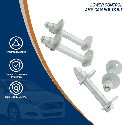 مجموعة براغي كاميرا ذراع التحكم السفلية، متوافقة مع Toyota Tundra 2000 2001 2002 2003 2004 2005 2006، سيكويا 2000 2001 2002 2003 2004 2005 2006 2007 أرقام OE 4840934030 4840934020 in Kuwait