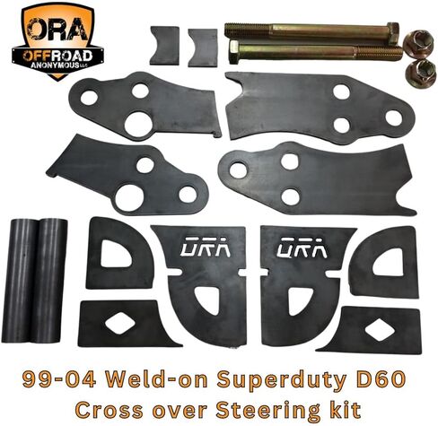 الطرق الوعرة المجهولة 99-04 Superduty D60 Weld On High Steer Arm Kit (التوجيه المتقاطع (فتحتان)) in Kuwait