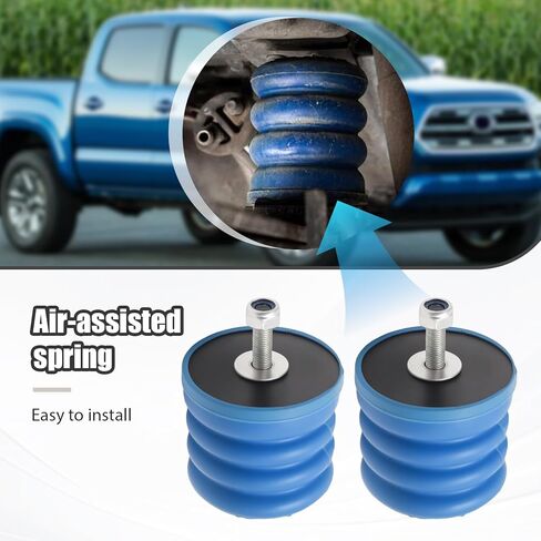 2 قطعة SSF-604-40 نوابض مساعد الهواء يسار يمين أمامي خلفي، بديل لسيارة Toyota Tacoma 4X2 2016-2021، بديل لسيارة Toyota Tacoma 4X4 1995-2021 in Kuwait