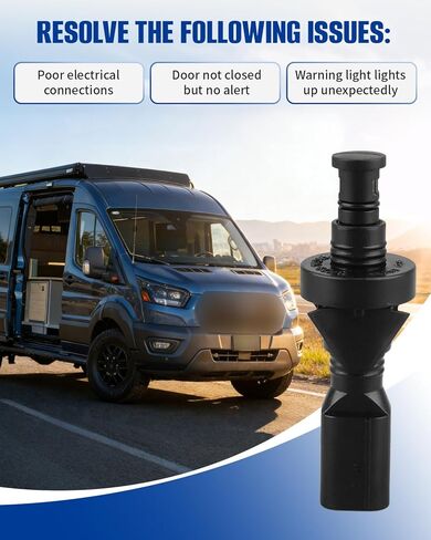 5F2Z14018F الباب الأيسر أو الأيمن Ajar تحذير ضوء مفتاح المصباح صالح لفورد ترانزيت 2015-2023 انزلاق الأبواب الجانبية التحكم في إنذار جزء يستبدل 5F2Z-14018-D 5F2Z-14018-F 5F2Z14018D in Kuwait