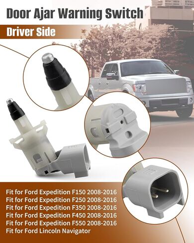 Door Ajar Warning Switch 3F2Z13713AA Fit for Ford Xpedition F150 F250 F350 F450 F550 Etc, Fit for Lincoln Mark Navigator, Fit for Mercury, Left Door Jamb Switch Sensor in Saudi Arabia