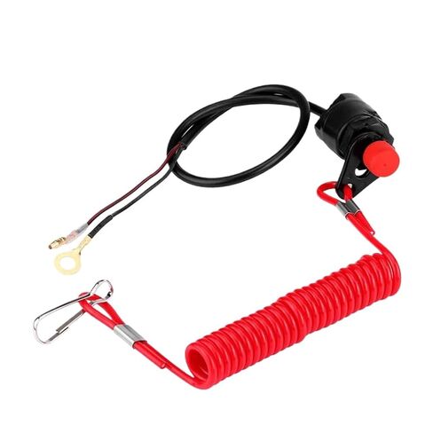 Kill Stop Switch Tether Lanyard 6E9-82575-00-00 متوافق مع أجزاء المحرك الخارجي in Kuwait