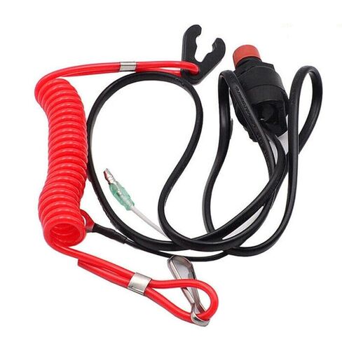 Kill Stop Switch Tether Lanyard 6E9-82575-00-00 متوافق مع أجزاء المحرك الخارجي in Kuwait