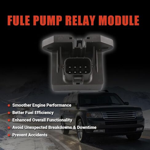 601-225 Fuel Pump Relay Module AA8Z9345A Compatible with Ford E-150 E-250 E-350 E-450 F-150 F-250 F-350 F-450 F-550 Flex Super Duty Fit for Lincoln MKS MKT MKX MKZ Driver Module 2009-2019 in Kuwait