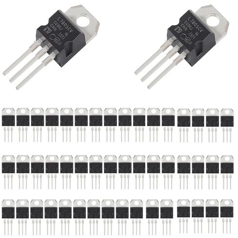 50 قطعة L7805 L7805CV IC منظم الجهد الإيجابي 5 فولت 1.5A الدوائر المتكاملة L7805 منظم الجهد الخطي الناتج 5 فولت 1.5A in Kuwait