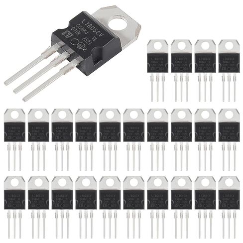 50 قطعة L7805 L7805CV IC منظم الجهد الإيجابي 5 فولت 1.5A الدوائر المتكاملة L7805 منظم الجهد الخطي الناتج 5 فولت 1.5A in Kuwait