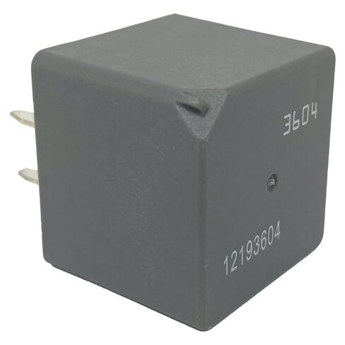 2-Pack 12193604 Relay - 30A 12VDC 4-Pin SPST Auto Relay - متوافق مع مركبات GM (لشفروليه سيلفرادو، Buick Enclave) - يعمل على إصلاح أعطال التيار المتردد ومشكلات نظام التشغيل in Kuwait