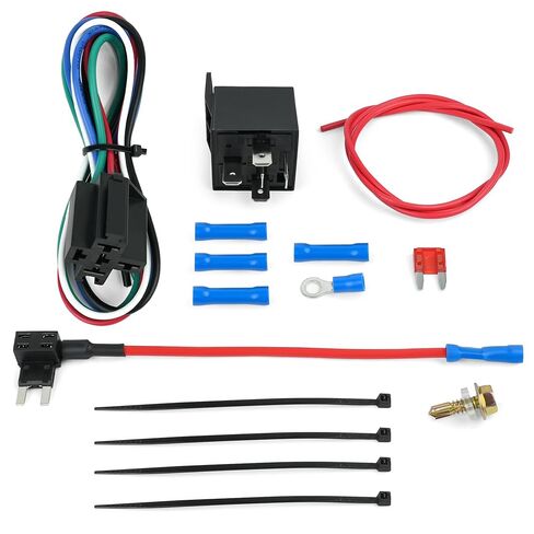 Brake Light Switch Relay Kit Flat Tow Turn Signal Toad Lamp Override Wiring Set-Up 88400 for Towed Vehicles RV Motorhome in Saudi Arabia