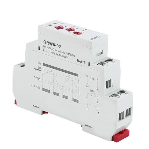 GRW8-01/02 Temperature Control Relay 16A AC/DC24-240V with Waterproof Sensor Heating & Cooling(GRW8-02-2m Sensor) in Saudi Arabia