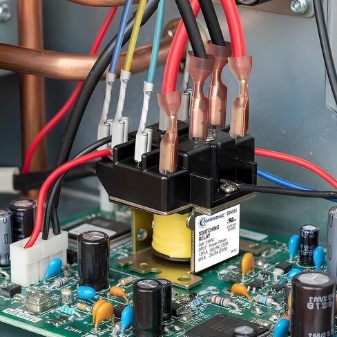 Cambridge DPDT Power-Power 24V Coil Relay, 12FLA 60LRA 125V / 6FLA 35LRA 250V, Double-Pole Double-Throw, Plastic-Enclosed, Mounts Any Position – for HVAC, Fans, Appliances & Vending in Saudi Arabia