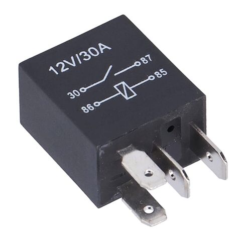 Jeanoko Automobile 12V 30A Violet Relay Set Kit for Fog Lamp Air Conditioner, ABS Brass Material 10Pcs (4 Probes) in Saudi Arabia