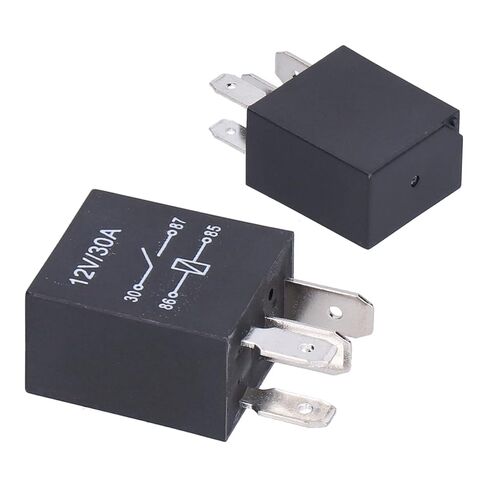 Jeanoko Automobile 12V 30A Violet Relay Set Kit for Fog Lamp Air Conditioner, ABS Brass Material 10Pcs (4 Probes) in Saudi Arabia