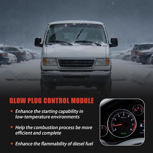 DY-876 YC3Z-12B533-AA وحدة التحكم في القابس المتوهج مناسبة لفورد F250 F350 F450 F550 E250 E350 E450 Excursion 1999-2010 توهج التوصيل التبديل Powerstroke 904-282 in Kuwait