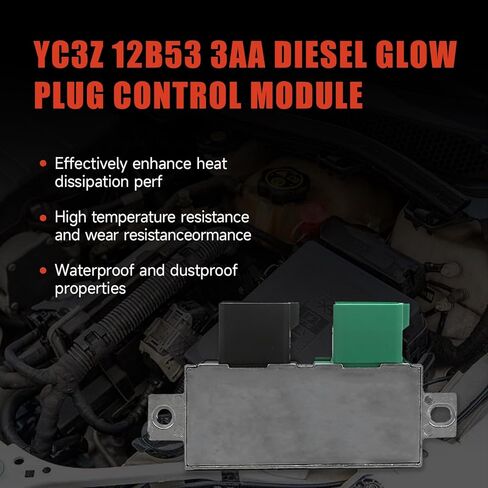 DY-876 YC3Z-12B533-AA وحدة التحكم في القابس المتوهج مناسبة لفورد F250 F350 F450 F550 E250 E350 E450 Excursion 1999-2010 توهج التوصيل التبديل Powerstroke 904-282 in Kuwait