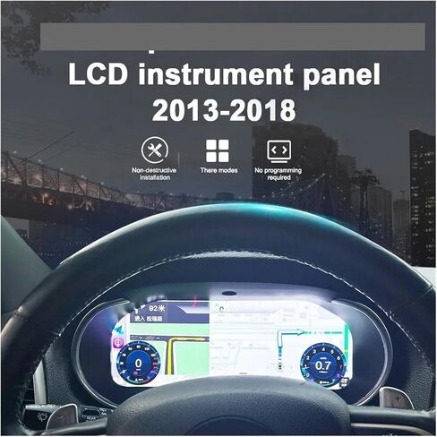 12.3 Inch Car Panel Linux Digital Dashboard Instrument Cluster Compatible For Jeep Grand Cherokee 2014-2018 in Saudi Arabia