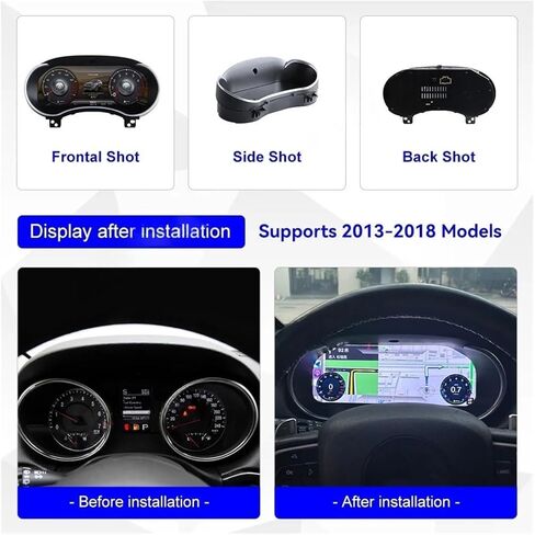 12.3 Inch Car Panel Linux Digital Dashboard Instrument Cluster Compatible For Jeep Grand Cherokee 2014-2018 in Saudi Arabia