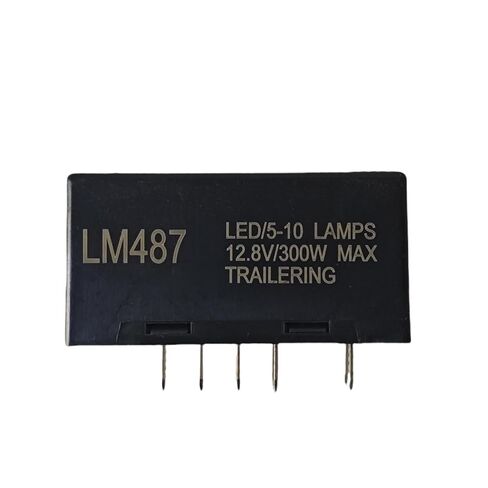 LM487 LED Flasher Relay 10383321 15764135 15231201 - Replacement for Chevy Silverado/GMC-/Cadillac 2003-2007 - Fixes Hyper Flash for LED Turn Signals - Fits GMT800 Platform in Saudi Arabia