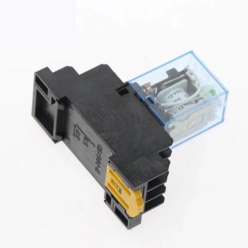مرحل الطاقة الكهرومغناطيسية MY3 HH53P مع مقبس، تكوين 11-Pin 3NO 3NC، مصباح مؤشر LED، تحميل اتصال 5 أمبير، تيار متردد/تيار مستمر 12 فولت - 220 فولت (تيار مستمر 110 فولت) in Kuwait