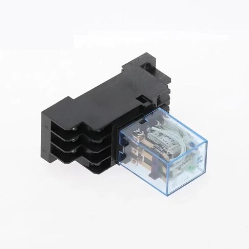 مرحل الطاقة الكهرومغناطيسية MY3 HH53P مع مقبس، تكوين 11-Pin 3NO 3NC، مصباح مؤشر LED، تحميل اتصال 5 أمبير، تيار متردد/تيار مستمر 12 فولت - 220 فولت (تيار مستمر 110 فولت) in Kuwait