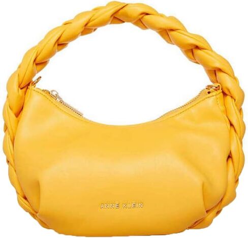 حقيبة كتف هلالية قابلة للتحويل من Anne Klein مع زخرفة مضفرة in Kuwait