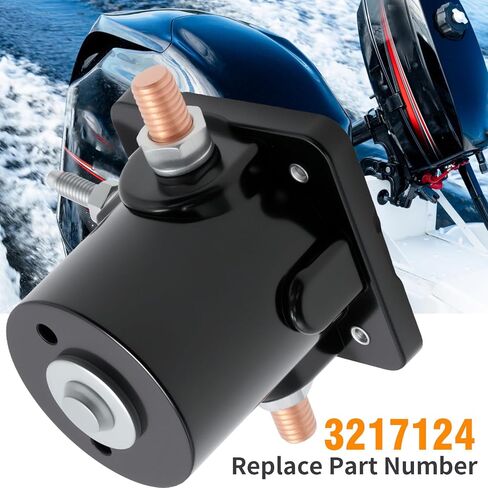 VIKKSAER 383622 12V مفتاح الملف اللولبي لمرحل التشغيل، بديل لجونسون Evinrude OMC 383622، 3217124، 582708، 586180، 389398 استبدال Mercury Outboard 47886، 47886T، يستبدل 389493، 380095 in Kuwait