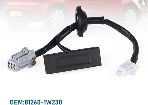 Tailgate Switch Button Fit for Kia Rio Hatchback 2012-2017 Trunk Lid Boot Lock Release 812601W230 in Saudi Arabia