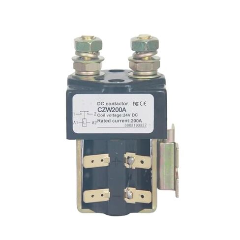 ZJW200A DC Contactor 200A 24V، موصل مغناطيسي للسيارة التي تعمل بالبطارية، المصعد، الرافعة الشوكية، الآلة الهندسية، قطب واحد 12V-72V (12V) in Kuwait
