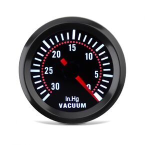 2" 52 mm 12V 0-30 in.Hg Universal Mechanical Electrical Car Vacuum Gauge for Car/Boat/Truck/ATV, External Type Automotive Electrical Vacuum Meter in Saudi Arabia