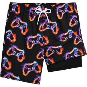 Boys Swim Trunks Shorts Bathing Suit Boxer Brief Swimsuit Swimming Shorts Quick Dry Boy Swim Suit Size 8,10-12,14-16 in Kuwait