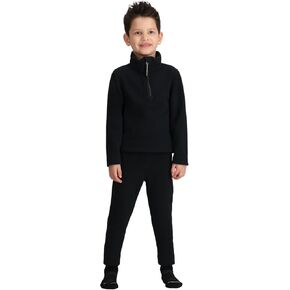Obermeyer Kids UltraGear Fleece Base Layer Zip Up Top with Double-Knit Stretch Fabric for Snow and Ski in Saudi Arabia