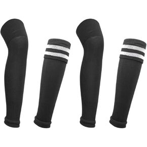 Big Kids Soccer Leg Sleeves 16.53inch Breathable Mesh Youth Knee Guards Elastic Polyester Leg Gaiter for Boys Girls in Saudi Arabia